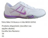Tênis Nike Fit Branco e Lilás MOD:10761