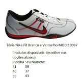 Tênis Nike Fit Branco e Vermelho MOD:10097