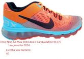 Tênis Nike Air Max 2014 Azul e Laranja MOD:11375