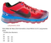 Tênis Nike Air Max 2014 Vermelho e Azul MOD:11372